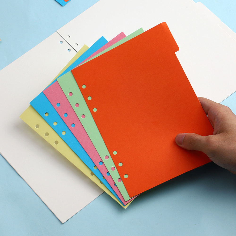 Tab Divider A4 - A4, A5, A6, B5 boyutlarındaki klasörler