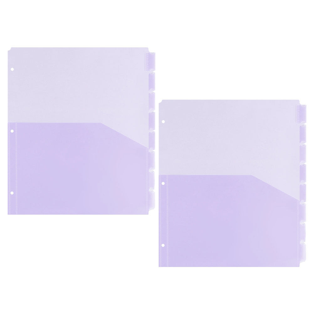 Tab Divider A4 - 2 Set PP Plastik A4 Klasör