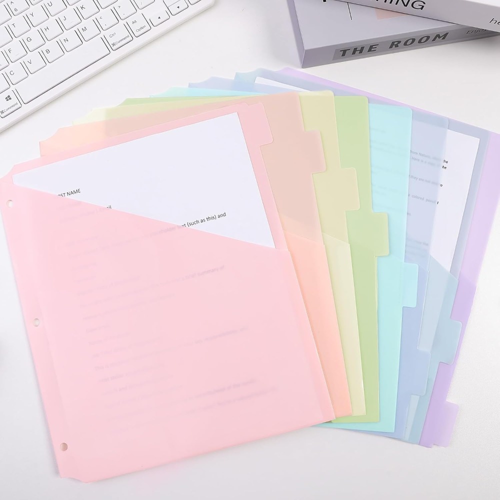 8 adet Dayanıklı A4 Pastel Kla - Tab Divider A4 incelemesi ve fiyatı