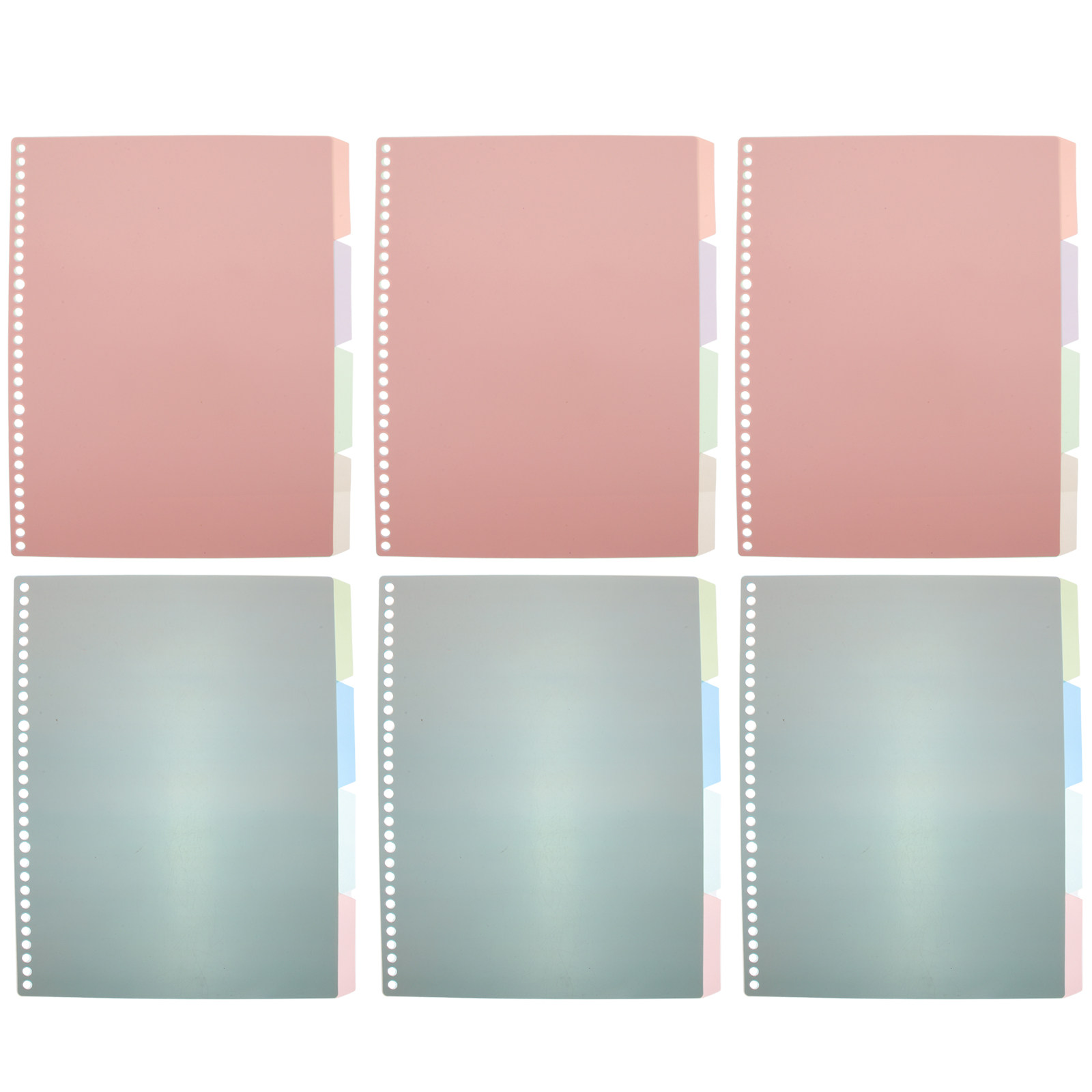 6 Set Parlak Renkli PP İndeks  - Tab Divider A4 incelemesi ve fiyatı