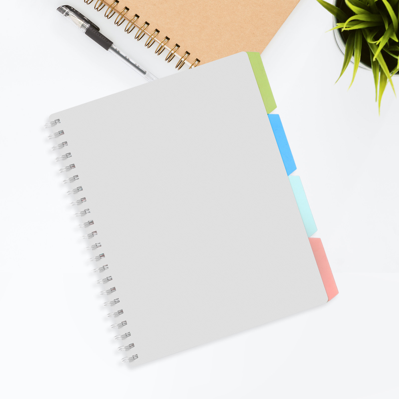 4 Set Sağlam Plastik Not Defte - Tab Divider A4 incelemesi ve fiyatı