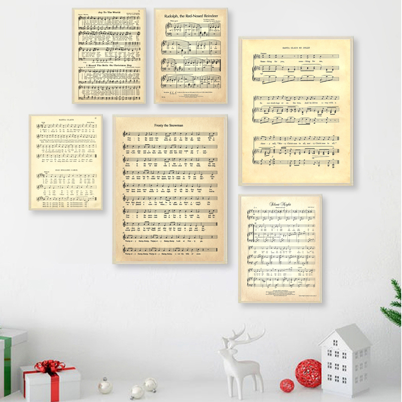 NOEL CAROLS Notalar Posterler  - Ink Blotter Paper incelemesi ve fiyatı